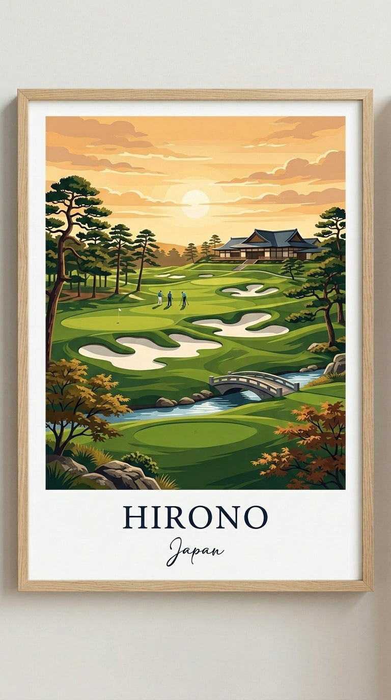 Hirono Golf Course Print
