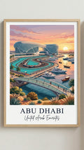 Abu Dhabi Racing Circuit Wall Art Print