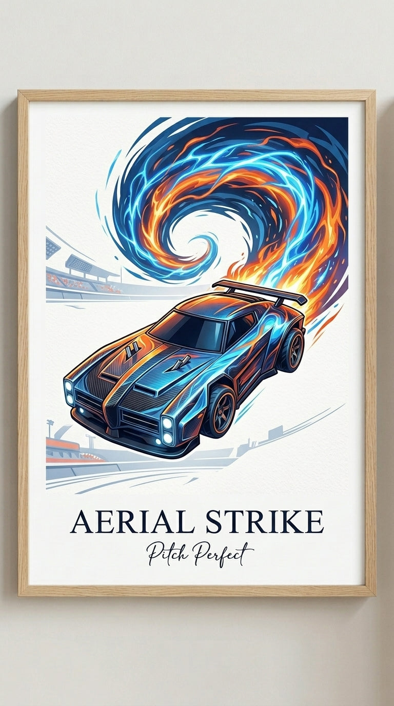 Aerial Strike Gaming Wall Art Print
