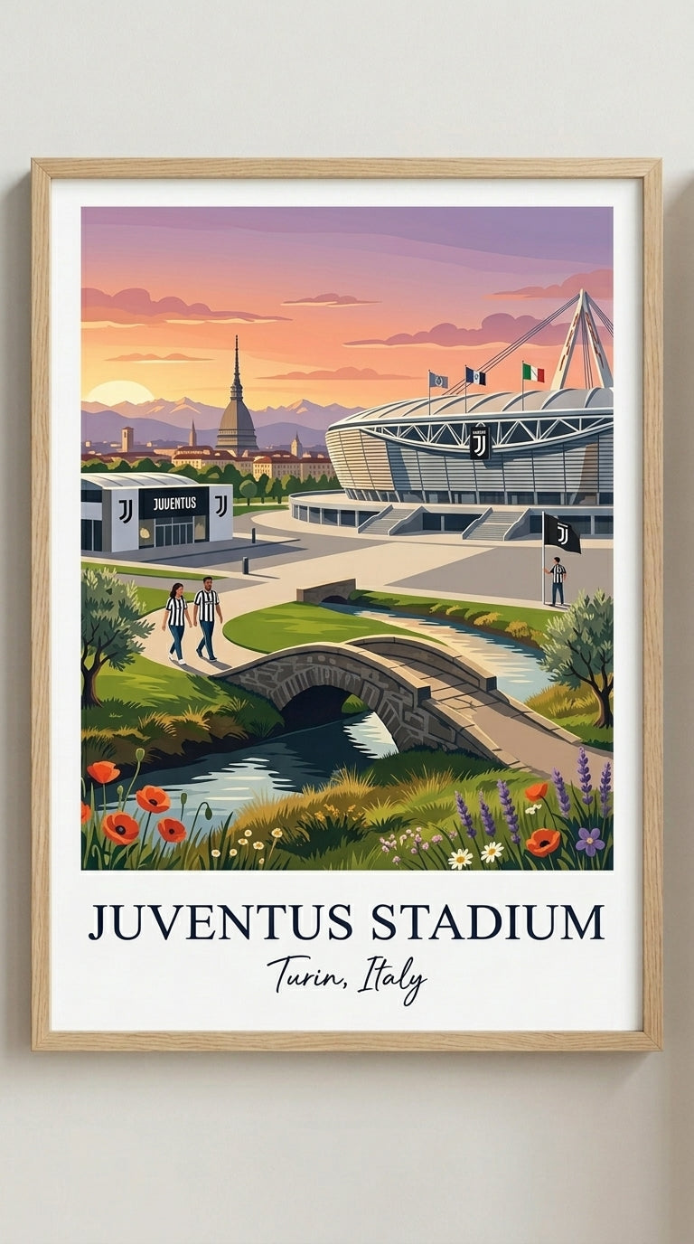 Allianz Stadium Football Wall Art Print