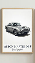 Aston Martin DB5 Car Wall Art Print