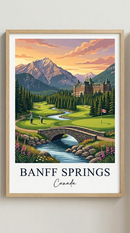 Banff Springs Golf Course Print