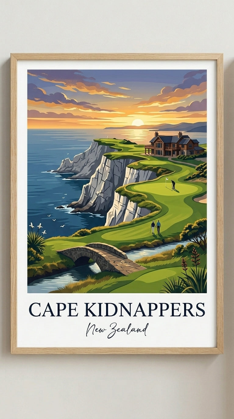 Cape Kidnappers Golf Course Print