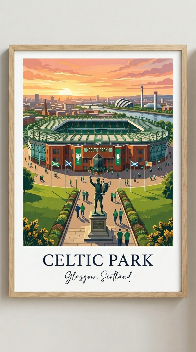 Celtic Park Football Wall Art Print