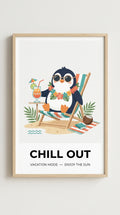 Chill Out Animal Wall Art Print