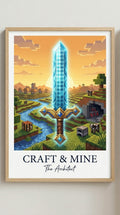 Craft & Mine Gaming Wall Art Print