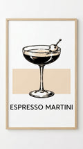 Espresso Martini Drink Wall Art Print