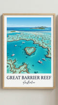 Great Barrier Reef Travel Wall Art Print