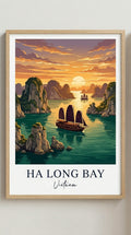 Ha Long Bay Vietnam Travel Wall Art Print