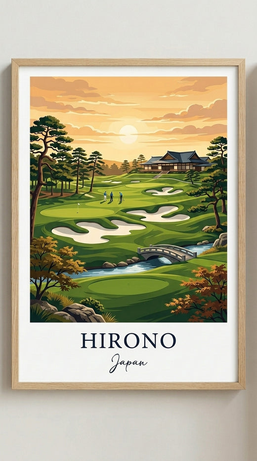 Hirono Golf Course Print