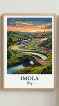 Imola Racing Circuit Wall Art Print
