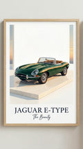 Jaguar E-Type Car Wall Art Print