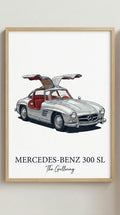 Mercedes-Benz 300SL Car Wall Art Print