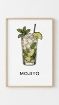Mojito Drink Wall Art Print
