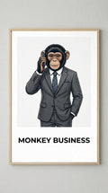 Monkey Business Animal Wall Art Print