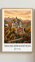 Neuschwanstein Castle Travel Wall Art Print