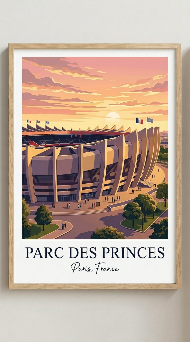 Parc des Princes Football Wall Art Print