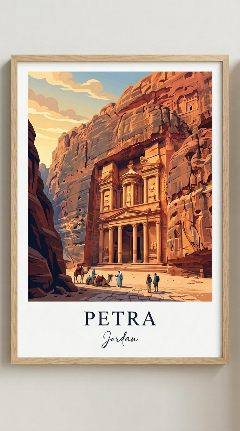 Petra Jordan Travel Wall Art Print