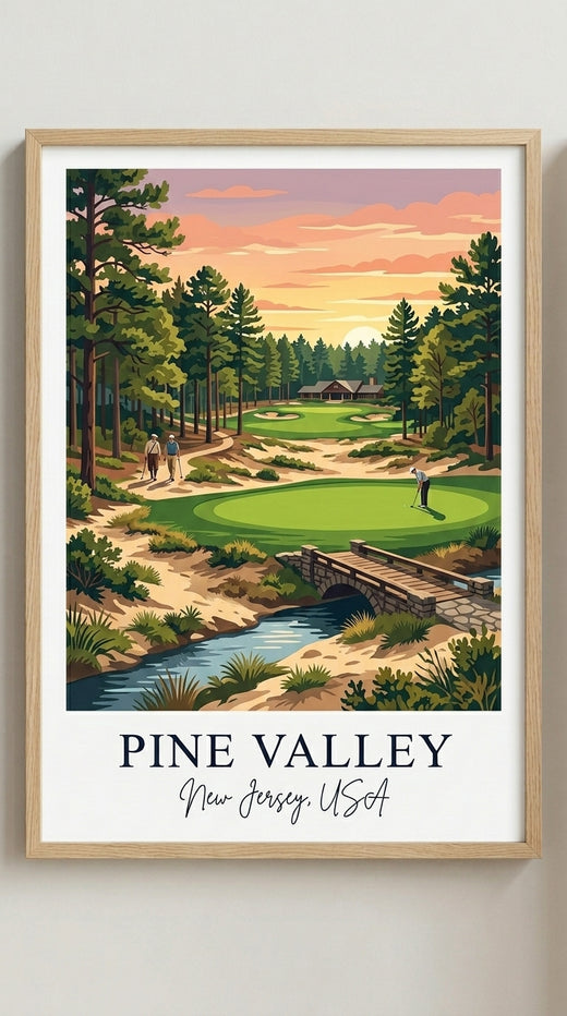 Pine Valley Golf Course Print