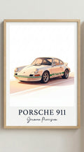 Porsche 911 Carrera RS Car Wall Art Print
