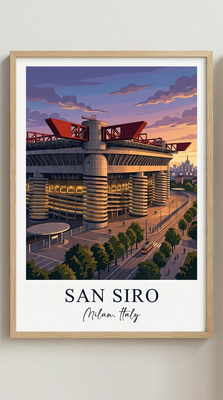 San Siro Football Wall Art Print