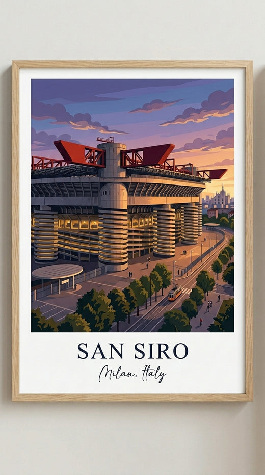 San Siro Football Wall Art Print