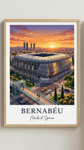 Santiago Bernabéu Football Wall Art Print