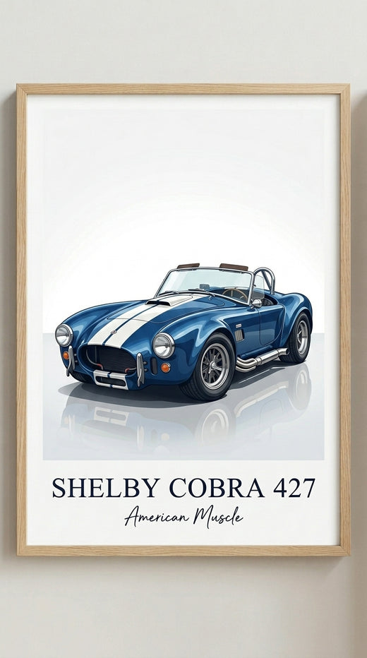 Shelby Cobra 427 Car Wall Art Print