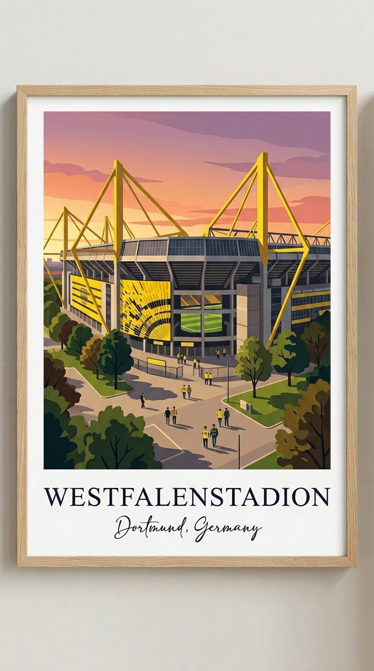 Signal Iduna Park Football Wall Art Print