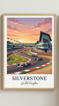 Silverstone Racing Circuit Wall Art Print