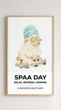 Spaa Day Animal Wall Art Print
