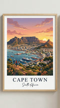 Table Mountain Travel Wall Art Print