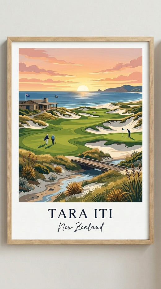 Tara Iti Golf Course Print