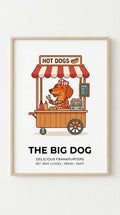 The Big Dog Animal Wall Art Print