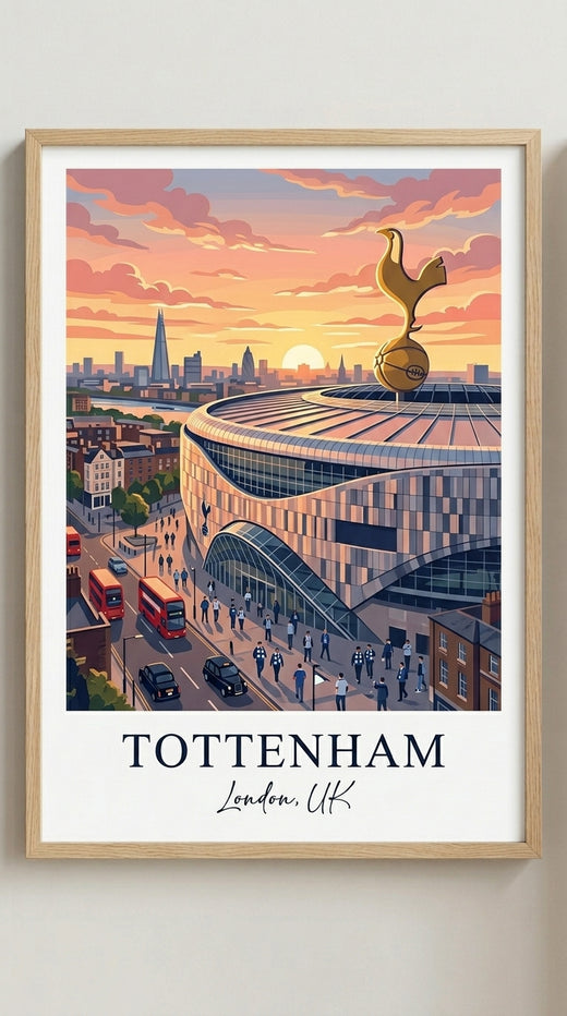 Tottenham Hotspur Stadium Football Wall Art Print