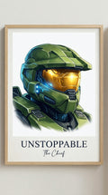 Unstoppable Gaming Wall Art Print
