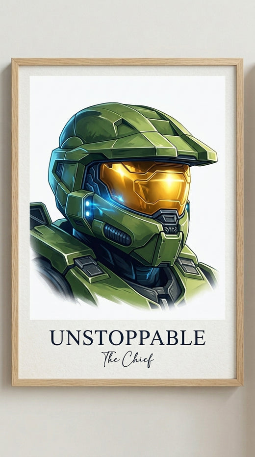 Unstoppable Gaming Wall Art Print