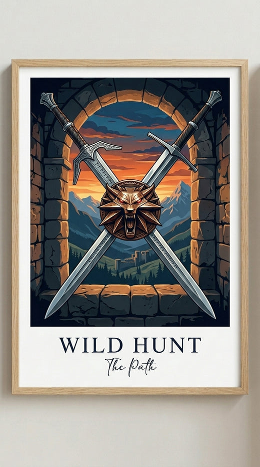 Wild Hunt Gaming Wall Art Print